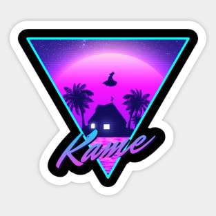 Kame Retro Sticker